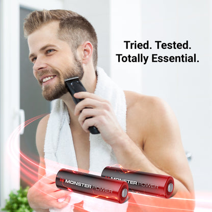 Monster AAA Alkaline Batteries (20-Pack) | 2X Power Boost for High-Drain Devices