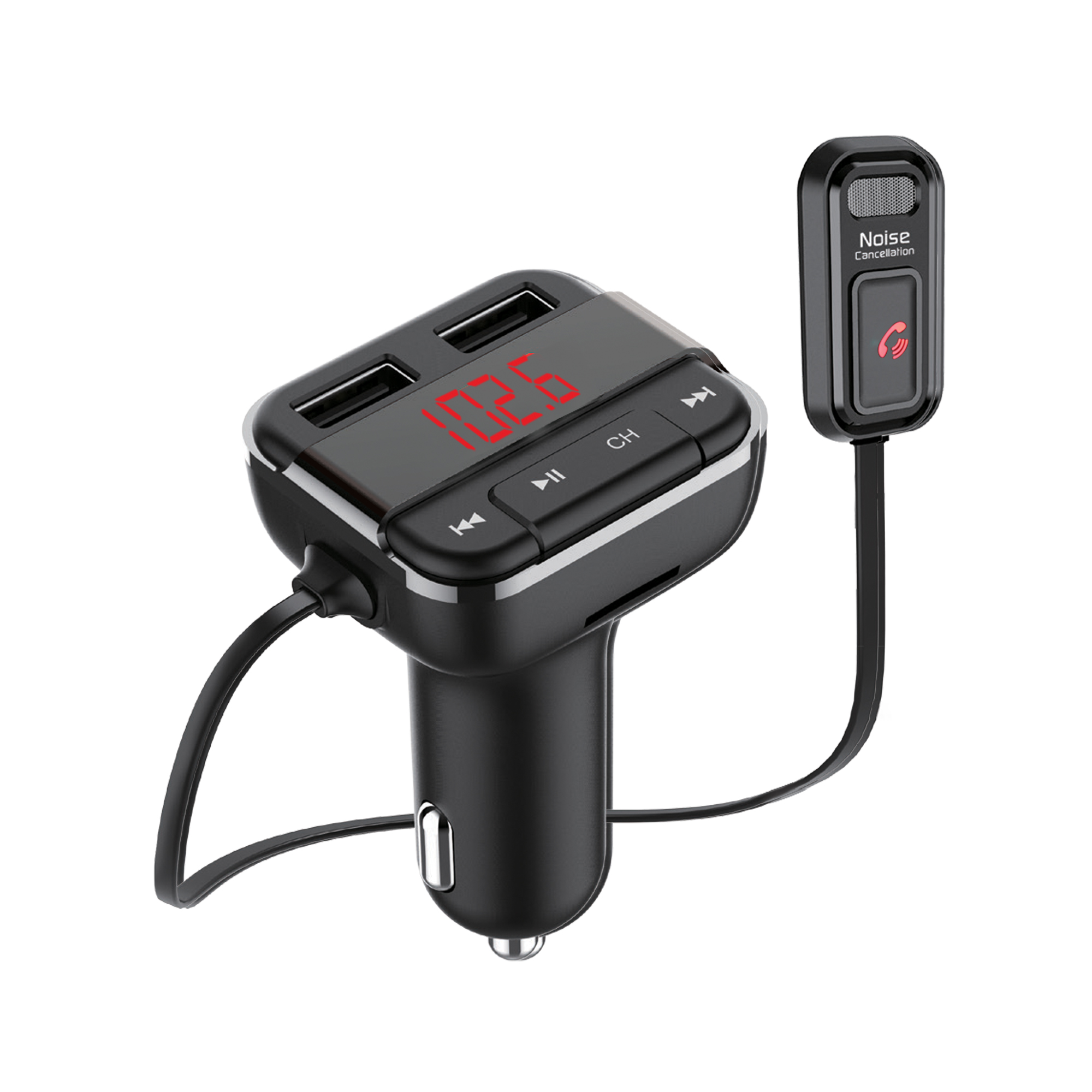 T20 Bluetooth FM Transmitter Wireless In-Car FM Transmitter – Travidstore